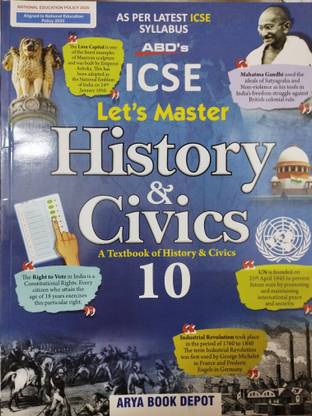 ICSE LET'S MASTER HISTORY AND CIVICS CLASS 10
