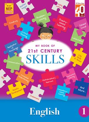My Book of 21st Century Skills English 1 - Ratna Sagar English Practice Books For Class 1 Students