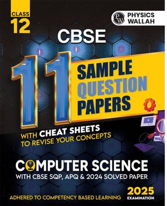 Class 12 | 11 Sample Question Papers Computer Science for 2025 Exam