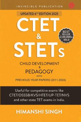 Ctet & Stets Paper 1 and Paper 2 Both  - CTET & STETs : Child Development and Pedagogy with Previous Year Papers (2011-23) | Updated 5th Edition | Himanshi Singh