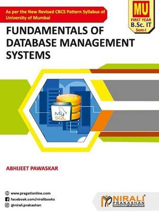 Fundamentals of Database Management Systems - For FYBSc IT - Semester 1 - University of Mumbai Syllabus