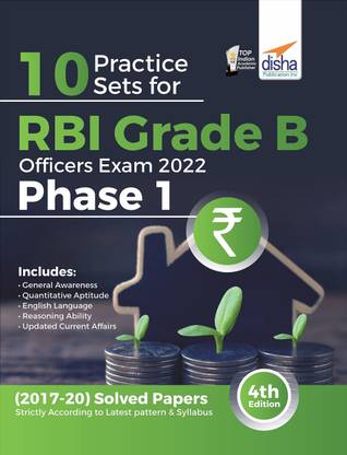 10 Practice Sets for RBI Grade B Officers Exam 2022 Phase 1 - 4th Edition