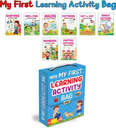 My First Learning Activity Bag set of 8 Activity books