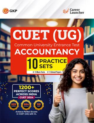 GKP NTA CUET-UG 2025 : 10 Practice Sets - Accountancy - (5 Mock Tests & 5 Solved Papers) by Career Launcher