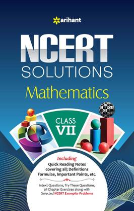 Arihant NCERT Solutions Guide for Class 7 Mathematics 2024 Chapterwise Notes, Definitions, Keywords, Paheli and Boojho Questions, NCERT and Exemplar Solutions