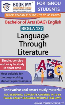 IGNOU BEGLA 137 Language Through Literature Quick Readable Notes Book For Ignou Student