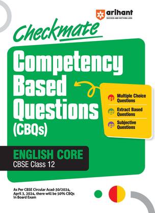 Checkmate Competency Based Questions (Cbqs) English Core Cbse Class 12