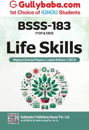 IGNOU BSSS-183 - Life Skills (ENG) | IGNOU Help Book Including Exam Sample Paper with Important Study Notes | by-Gullybaba