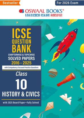 ICSE Question Bank Chapter&Topicwise Papers Class 10 History & Civics For 2026 Exam