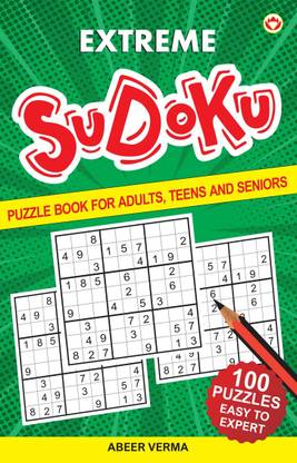 Extreme Sudoku Book : 100 Ultimate Challenges with Solutions|Brain Games |Fun Puzzles