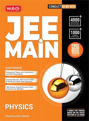 MTG JEE Main Physics Chapterwise Theory with MCQs Book For 2025 Exam | Previous Year Solved Question Paper (PYQs), 1000+ Formulae, Derived Concepts & Free Online Mock Tests