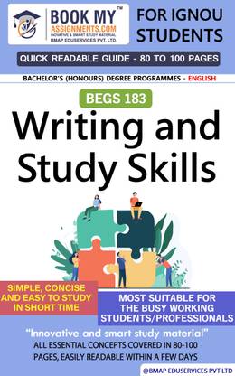 IGNOU BEGS 183 Writing And Study Skills Quick Readable Notes | Important Topic-wise Conceptual Notes | DEGREE