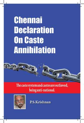 Chennai Declaration On Caste Annihilation