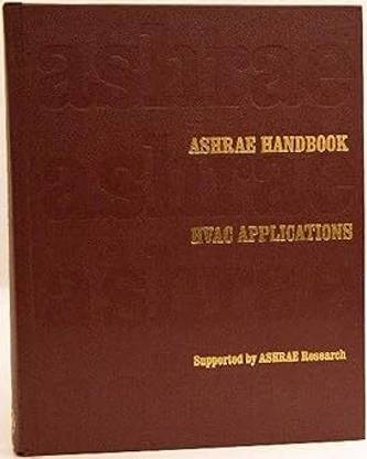 2019 Ashrae Handbook HVAC Applications, SI edn