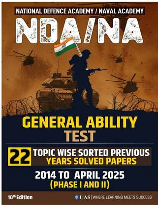NDA Book 2025  - Best Seller NDA PYQ Book for NDA/NA General Ability Test GAT Preparation | 22 Chapter Wise & Topic Wise Previous Year Solved Paper (2014 to Apr 2025) | IFAS Publications