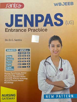 Jenpas (UG) Santra Publication  - JENPAS(UG) ENTRANCE PRACTICE -(English Version)-2024
