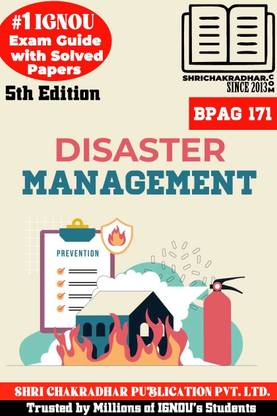 IGNOU BPAG 171 Study Material & Book (BA New Syllabus) Disaster Management