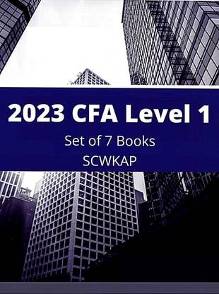 2023 CFA LEVEL 1 study package (Set of 7 Books) (SCWKAP)