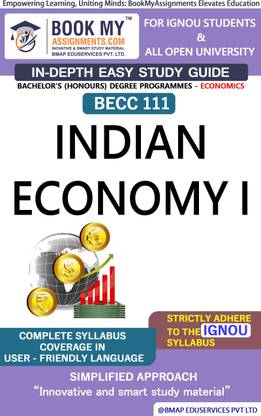 IGNOU BECC 111 Indian Economy I Study Material (In Depth Guide) For Ignou Student