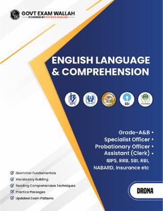Pw English Govt. Exam Wallah Modules Language & Comprehension