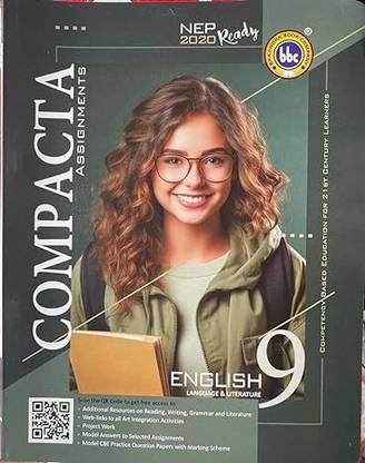 BBC BOOK ENGLISH COMPACTA FOR Assignments Book 9th Class (2024-25) NEW