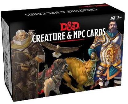Dungeons & Dragons Spellbook Cards: Creature & NPC Cards (D&D Accessory)