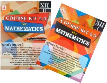 ND Combo Class 12 Course Kit 2.0 For Mathematics NCERT Solutions Set Of 2 Books Based on NEP CBSE Syllabus