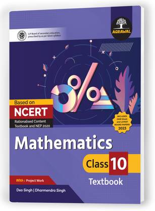UP Board Class 10 MATHEMATICS Textbook 2024 (Based On Latest Pattern for 2024-25 Exam) English Medium