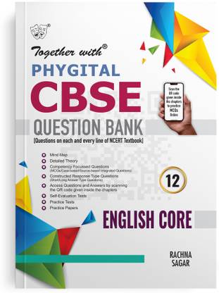 Together with CBSE Question Bank Class 12 English Core Phygital Edition 2024-25