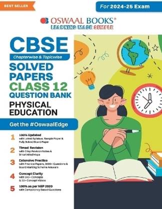 CBSE Question Bank Chapterwise and Topicwise SOLVED PAPERS_Class 12_Physical Education_For Exam 2024-25