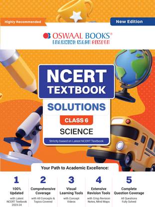 Oswaal NCERT Textbook Solution Class 6 Science | For 2024 Exam