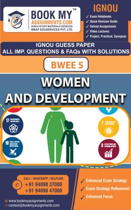 IGNOU BWEE 5 Women and Development| Guess Paper| Important Question Answer | DIPLOMA