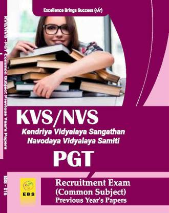KVS/NVS PGT Common Subjects Previous Year's Papers ( English Medium)