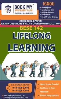 IGNOU BESE 142 Lifelong Learning GUESS PAPER Study Material For IGNOU Students Latest Edition
