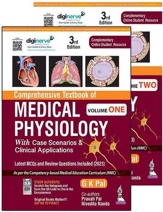 Comprehensive Textbook Of Medical Physiology (2 Volumes) 2023 By G K Pal