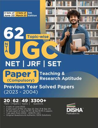 60 Nta UGC Net Paper 1 Teaching & Research Aptitude Topic-Wise Previous Year Solved Papers (2023?to 2004)