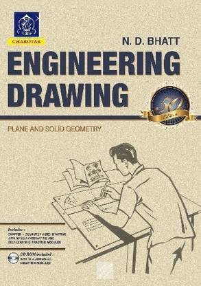 Engineering Drawing Plane and Solid Geometry  - (Old Used Book) 50th  Edition