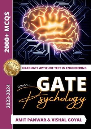 GATE Psychology Entrance Exam Preparation Book - New & Updated 2nd Edition (2022)  - Masters & PhD in IITs / NITs / IISCs - with 2000 MCQs Questions Bank included) - Best Book for 2024 GATE Exam