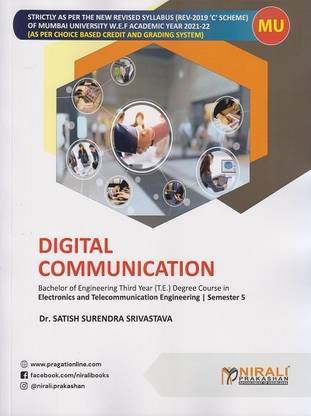 DIGITAL COMMUNICATION - Third Year (T.E) Degree Course in Electronics and Telecommunication Engineering - Semester 5 - As per C Scheme of University of Mumbai