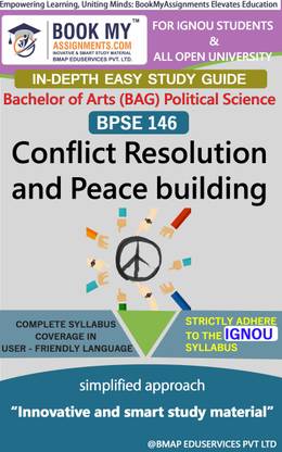 IGNOU BPSE 146 Conflict Resolution and Peace building Study Material (In Depth Guide) For Ignou Student