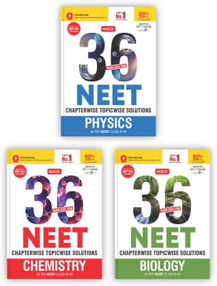 MTG 36 Years NEET Previous Year Solved Question Papers with NEET PYQ Chapterwise Topicwise Solutions - Physics, Chemistry & Biology For NEET Exam 2024 | Get Free access of Smart Book (Set of 3 Books)