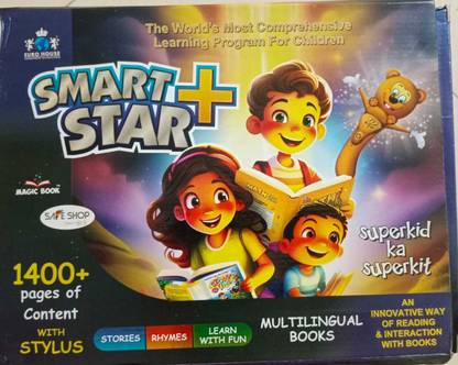 Smart Star+ Academia Talking Book, The World's Most comprehensive learning program for Children (1Set=18 Books)  - Smart Star Academia Talking Book