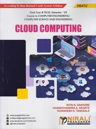 CLOUD COMPUTING - For DBATU - Semester 7 - Final Year B.Tech Course In Computer Engineering and Computer Science & Engineering)