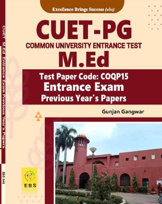 CUET PG M.Ed (Test Paper Code-COQP15) Entrance Exam Previous Year's Papers (English Medium), January,2024