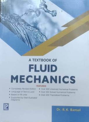 A TEXTBOOK OF FLUID MECHANICS