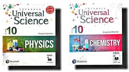 Pearson Expanded Universal Science Physics and Chemistry Book 10 Combo Set of 2 Books