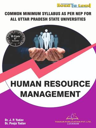 Human Resource Management All U.P State Universities B.Com Sixth Semester book by Thakur Publication