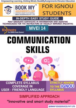 IGNOU MVEI 14 Communication Skills Study Guide (In Depth Guide) for Ignou Student