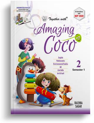Together With Amazing COCO Semester 1 Class 2 Book English, Mathematics, Environmental Studies, GK ,Life Skills, Art & Craft
