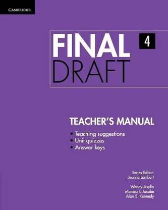Final Draft Level 4 Teacher's Manual